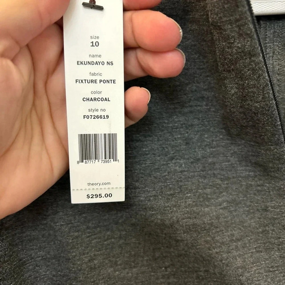 Theory Sleeveless Fitted Dress in Good Wool sz 10 - Picture 7 of 8